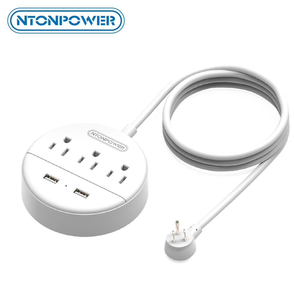 NTONPOWER Flat Plug Power Strip Wall Mount Charging Station with 10ft Extension Cord For Home Dorm Room Office and Nightstand
NTONPOWER Flat Plug Power Strip Wall Mount Charging Station with 10ft Extension Cord For Home Dorm Room Office and Nightstand