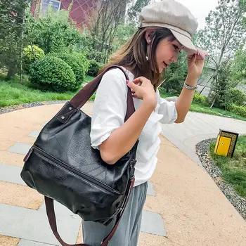 Durable Shoulder Bag Classic Delicate Vintage Ladies Shoulder Handbag Leather Soft Pure Top-handle Bag Large Zip Totes Shopping
Durable Shoulder Bag Classic Delicate Vintage Ladies Shoulder Handbag Leather Soft Pure Top-handle Bag Large Zip Totes Shopping