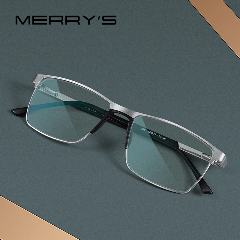 MERRYS DESIGN Men Anti Blue Ray Light Blocking Glasses UV400 Protection Glasses For Computer Titanium Alloy Glasses S2001FLG
MERRYS DESIGN Men Anti Blue Ray Light Blocking Glasses UV400 Protection Glasses For Computer Titanium Alloy Glasses S2001FLG