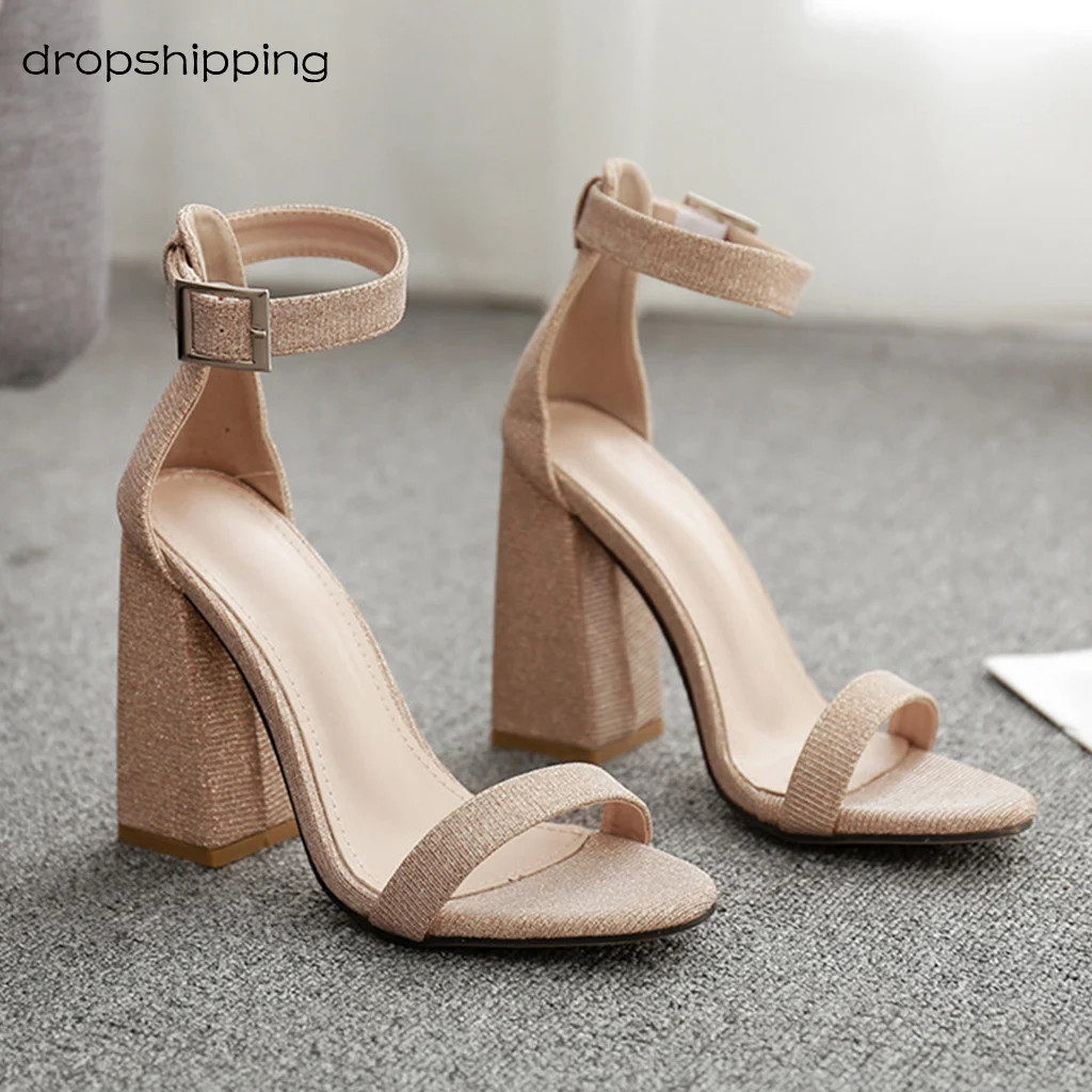 Fashion Pure Color Sandals Breathable Shoes Woman Open-Toed Square root Heels Sandals Light Slippers Plus Size Women Shoes #THY
Fashion Pure Color Sandals Breathable Shoes Woman Open-Toed Square root Heels Sandals Light Slippers Plus Size Women Shoes #THY