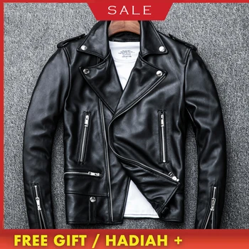 2020 Men's Genuine Leather Jacket Autumn Winter Brand Vintage Large Size Coats Simple Style Motorcycle Biker Jacket for Male
2020 Men's Genuine Leather Jacket Autumn Winter Brand Vintage Large Size Coats Simple Style Motorcycle Biker Jacket for Male