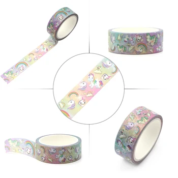 INS Hot Sale Cute Kawaii Cartoon Unicorn Washi Tape 15mm*5m Cute Hand Diary Decoration Material Stationery Sticker Masking Tape
INS Hot Sale Cute Kawaii Cartoon Unicorn Washi Tape 15mm*5m Cute Hand Diary Decoration Material Stationery Sticker Masking Tape