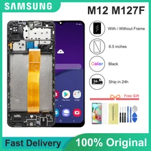 Écran tactile LCD de 6.5 pouces, pièce de rechange pour Samsung Galaxy M12 M127F, Samsung M127 SM-M127F/DS, Original=