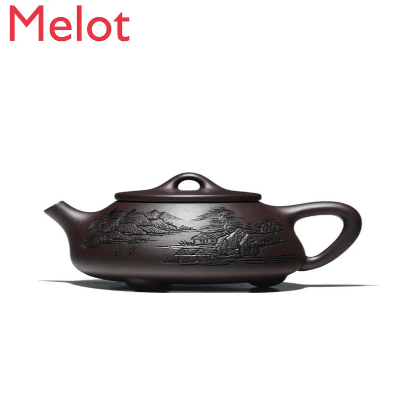 Yixing Clay Pot Pure Handmade Famous Gongfu Teapot Household Authentic Shipiao Teapot Tea Set Teapot Set
Yixing Clay Pot Pure Handmade Famous Gongfu Teapot Household Authentic Shipiao Teapot Tea Set Teapot Set