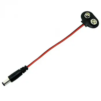 2x 9V Battery Snap Connector to DC Male Power Adapter Cables for Arduino
2x 9V Battery Snap Connector to DC Male Power Adapter Cables for Arduino