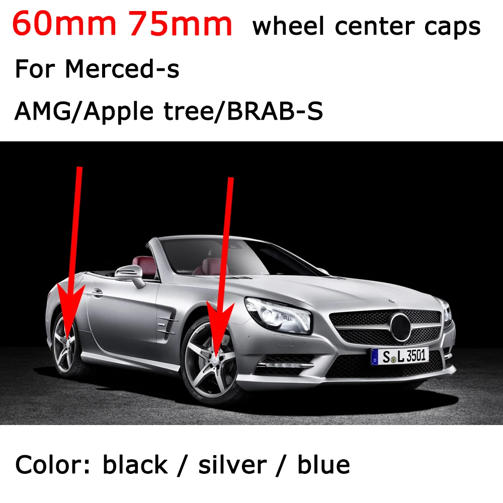 4pcs 60mm 75mm Car Wheel center Caps hub Covers 56mm stickers for Mercedes Benz BRABUS AMG Apple tree Styling Accessories
4pcs 60mm 75mm Car Wheel center Caps hub Covers 56mm stickers for Mercedes Benz BRABUS AMG Apple tree Styling Accessories