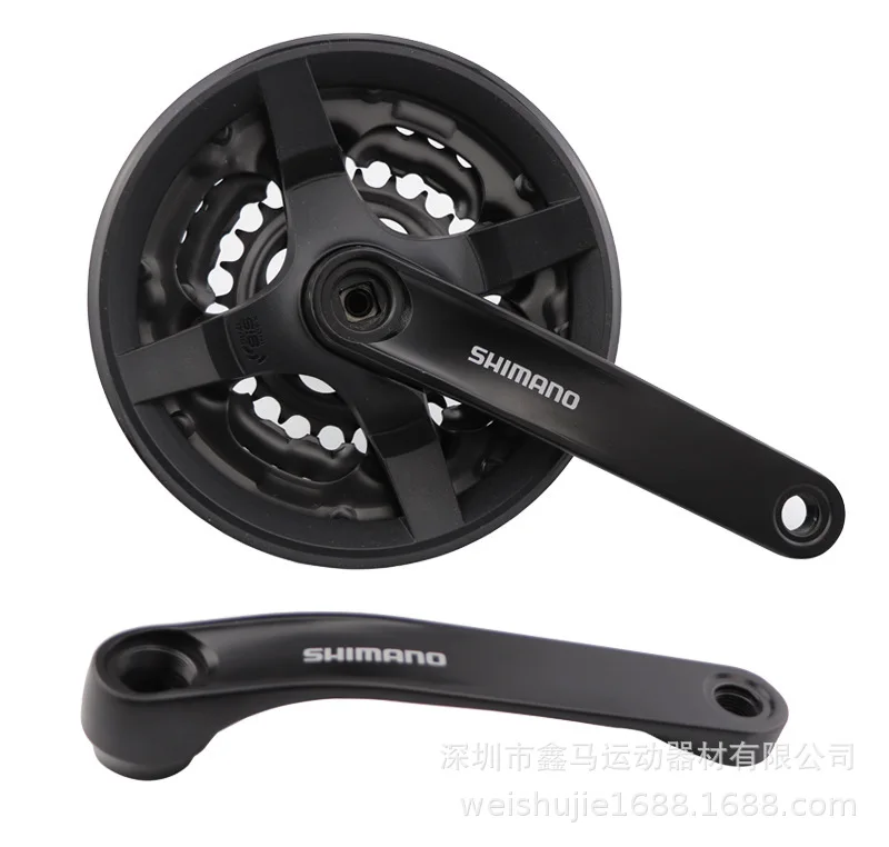 

Shimano Fc-ty301 Crankset 42 Tooth 7/8 Speed 21/24 Speed Mountain Bike Square Hole M171 New Style 301 Chain Plate