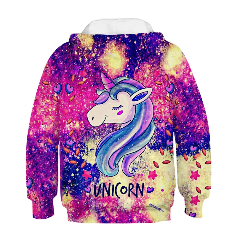 Sparkling Unicorn Black Hoodie Sparkling Unicorn Black Hoodie