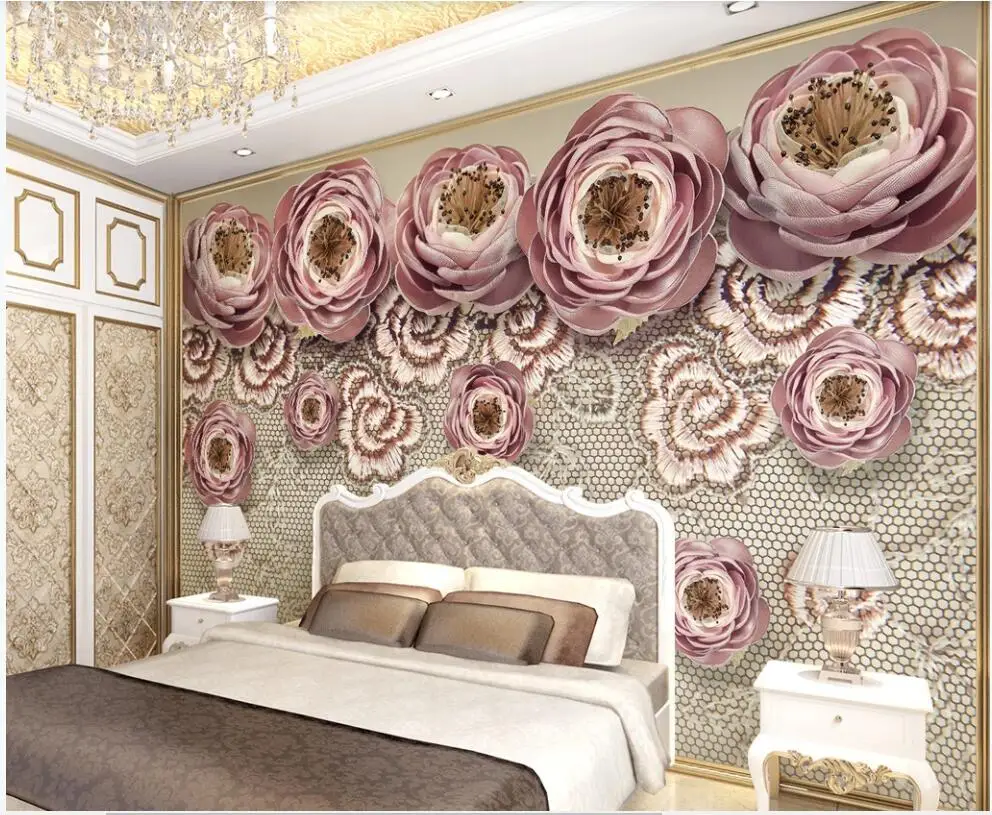 Custom photo mural 3d wallpaper European style luxury embroidery lace silk flower living room wallpaper for walls 3 d in rolls
Custom photo mural 3d wallpaper European style luxury embroidery lace silk flower living room wallpaper for walls 3 d in rolls