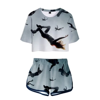 New Printed Women THE 100 two piece set New design Oversize short sleeve and THE 100 Shorts O-neck Summer streetwear
New Printed Women THE 100 two piece set New design Oversize short sleeve and THE 100 Shorts O-neck Summer streetwear