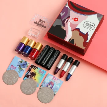 11Pcs/Set Nail Stamping Starter Kit 3 Stamping Plates Round Stamping Plate Clear Jelly Stamper Scraper with 3 Stamping Polishes
11Pcs/Set Nail Stamping Starter Kit 3 Stamping Plates Round Stamping Plate Clear Jelly Stamper Scraper with 3 Stamping Polishes