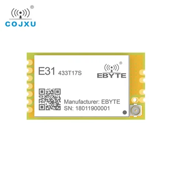 AX5043 433MHz TCXO ebyte rf E31-433T17S Transmitter and Receiver UART RF Wireless 433 MHz SMD Module For IPEX Stamp Hole Antenna
AX5043 433MHz TCXO ebyte rf E31-433T17S Transmitter and Receiver UART RF Wireless 433 MHz SMD Module For IPEX Stamp Hole Antenna