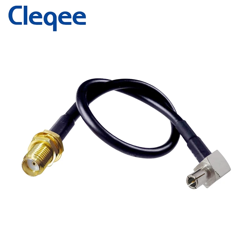 

Cleqee 10 шт./лот гнездовой разъем SMA в TS9 штекер прямоугольный RG174 отрезок RF коаксиальный кабель 15 см для модема HUAWEI кабель SMA T10012