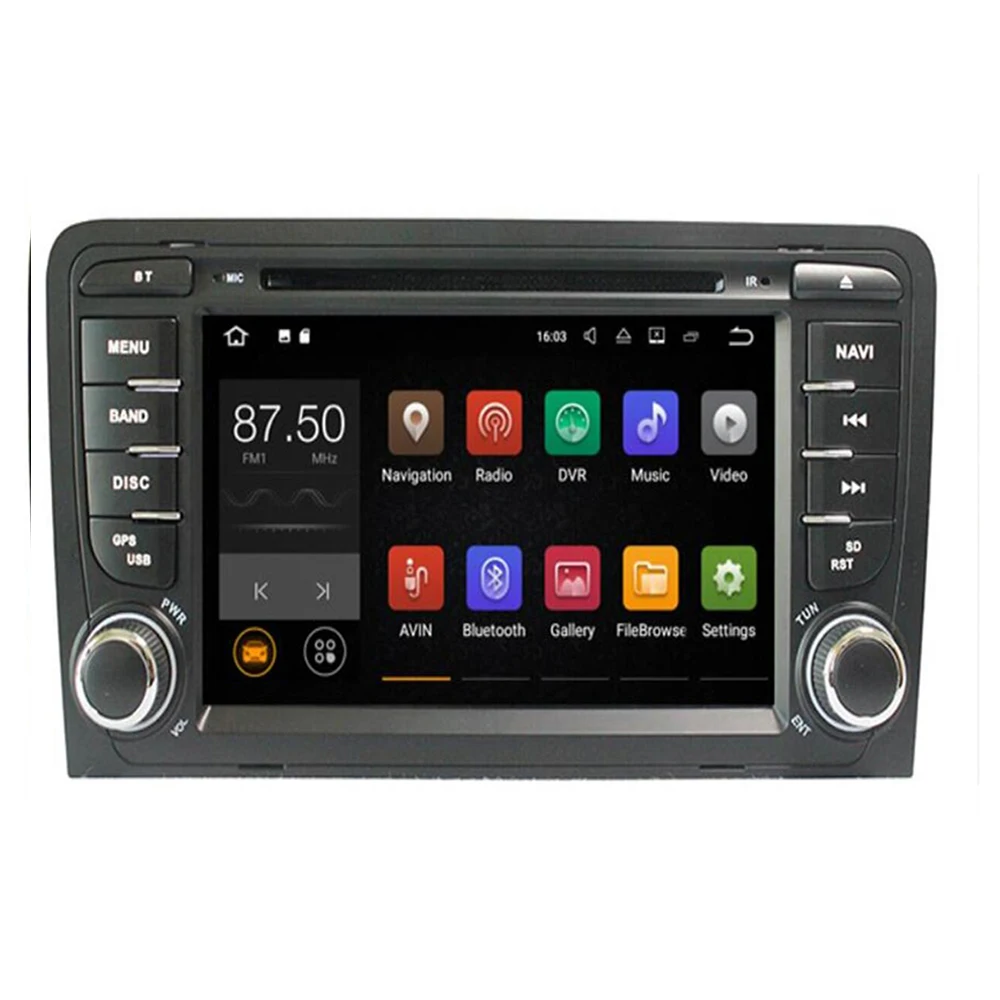 Автомобильный DVD-плеер IPS DSP 4 гб 64 Android 10 0 GPS для Audi A3 8P 2003-2012 S3 2006-2012 RS3 Sportback 2011