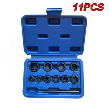 new product 11pcs Damaged Lug Nut and Lock Remover Socket Set Screw Extractor Tools in black Chromium Vanadium Steel
new product 11pcs Damaged Lug Nut and Lock Remover Socket Set Screw Extractor Tools in black Chromium Vanadium Steel