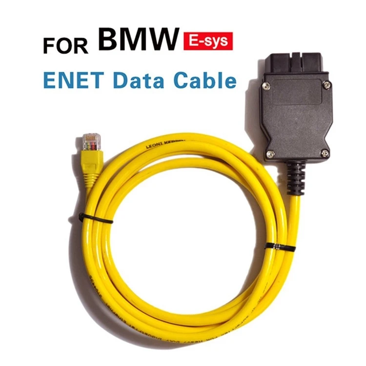 ENET Data Cable For BMW Ethernet to OBD2 Interface Cable 16Pin Connector ESYS 3.23.4 V50.3 Data E-SYS ICOM Coding For F-Serie
ENET Data Cable For BMW Ethernet to OBD2 Interface Cable 16Pin Connector ESYS 3.23.4 V50.3 Data E-SYS ICOM Coding For F-Serie