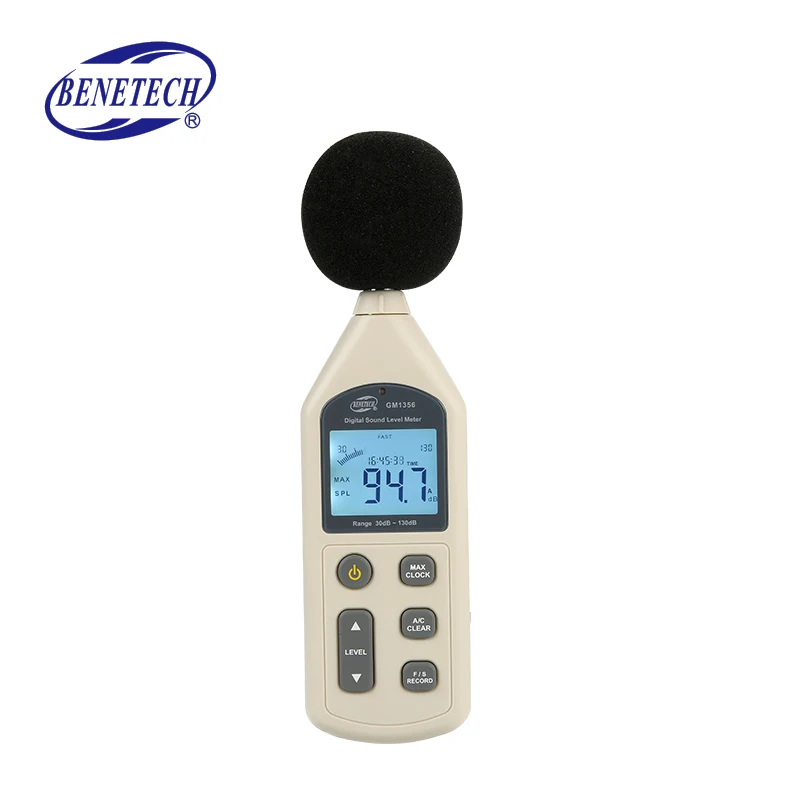 Hot sale digital decibel sound level meter tester 30~130dB with datalogger large LCD display
Hot sale digital decibel sound level meter tester 30~130dB with datalogger large LCD display