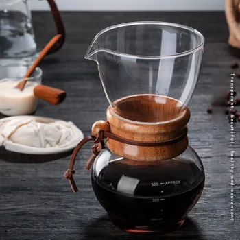 Portable Coffee Maker 500ml Glass Pour Over Coffee Kettle Hario V60 Drip Espresso Serving Pot Barista Percolator Cezve for Coffe
Portable Coffee Maker 500ml Glass Pour Over Coffee Kettle Hario V60 Drip Espresso Serving Pot Barista Percolator Cezve for Coffe