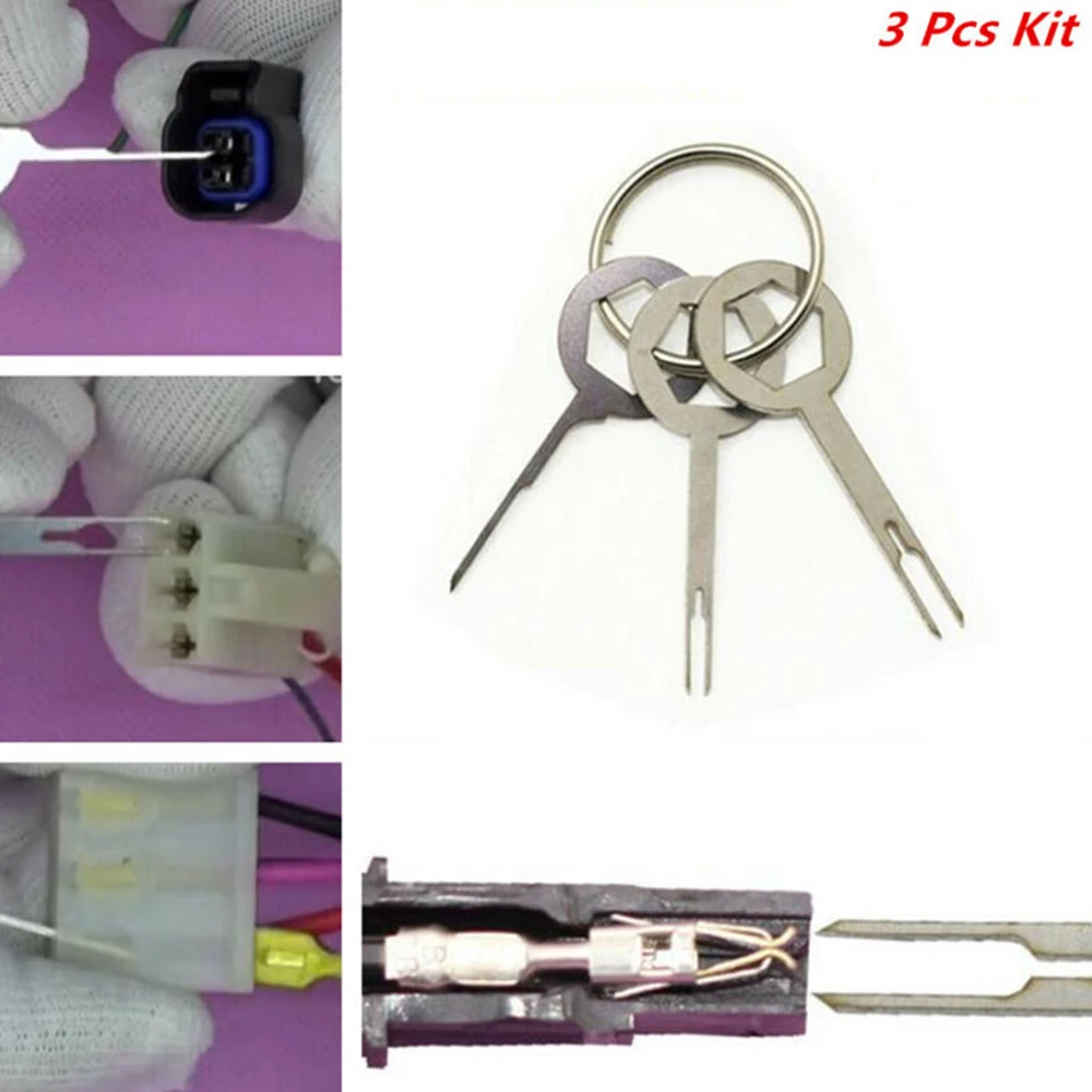 3pcs Car Terminal Removal Tool Wire Plug Connector Puller Release Pin Extractor Kit Automotive Repair Tool Stylus Accessories
3pcs Car Terminal Removal Tool Wire Plug Connector Puller Release Pin Extractor Kit Automotive Repair Tool Stylus Accessories