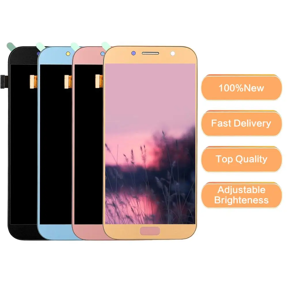 Phones Display For Samsung Galaxy A7 2017 A720 A720F A720M LCDs Touch Screen Digitizer Assembly LCD Replacement
Phones Display For Samsung Galaxy A7 2017 A720 A720F A720M LCDs Touch Screen Digitizer Assembly LCD Replacement