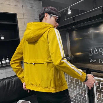 M-4XL Spring Jacket Men Fashion 2020 Simple Hooded Jackets Men Slim Fit Striped Long Sleeve Casual Coat Mens Clothing
M-4XL Spring Jacket Men Fashion 2020 Simple Hooded Jackets Men Slim Fit Striped Long Sleeve Casual Coat Mens Clothing
