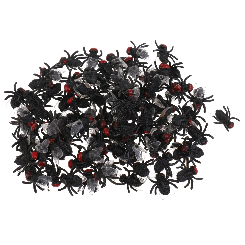 100 Rubber Fake Fly s Vivid Bug Joke Toy Trick Gag Party Favors 100 Rubber Fake Fly s Vivid Bug Joke Toy Trick Gag Party Favors