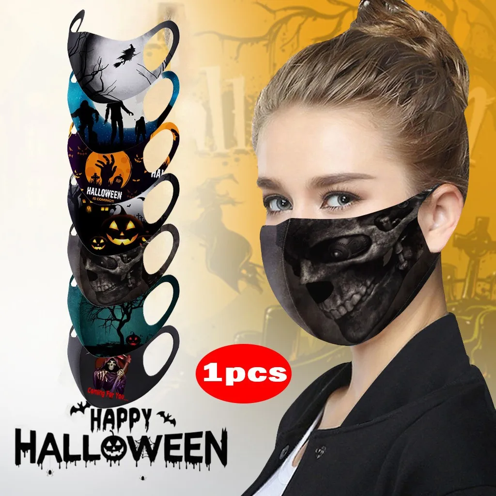 Fashion Halloween Mask Unisex Adult Washable Skull 3d Horrify Expression Printing Exhaust Cycling Breathable Masks Mascarillas
Fashion Halloween Mask Unisex Adult Washable Skull 3d Horrify Expression Printing Exhaust Cycling Breathable Masks Mascarillas