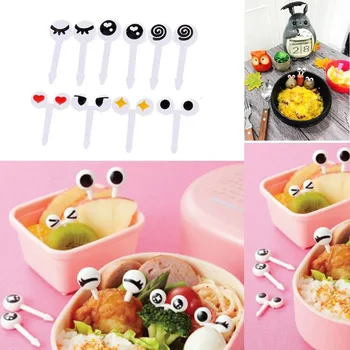 10pcs/set Cute Mini Eyes Fruit Fork Plastic Fruit Salad Fork For Kids Bento Decorative Tableware Cocktail Food Picks WB1638
10pcs/set Cute Mini Eyes Fruit Fork Plastic Fruit Salad Fork For Kids Bento Decorative Tableware Cocktail Food Picks WB1638