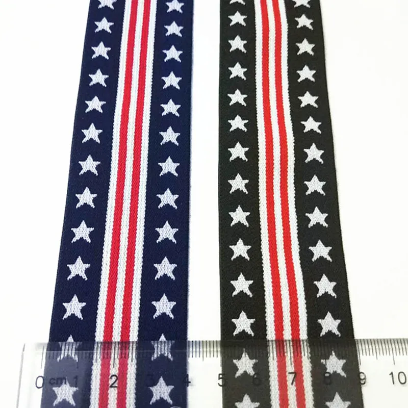 4cm Wide Elastic Webbing Printed Pentagram pattern Stretch ribbon soft lace webbing
4cm Wide Elastic Webbing Printed Pentagram pattern Stretch ribbon soft lace webbing
