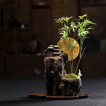 Rockery Desktop Planter, Chinese Zen Flower Pots with White Porcelain Figure, Ceramic Vase for Succulent Cactus Flower Planter
Rockery Desktop Planter, Chinese Zen Flower Pots with White Porcelain Figure, Ceramic Vase for Succulent Cactus Flower Planter