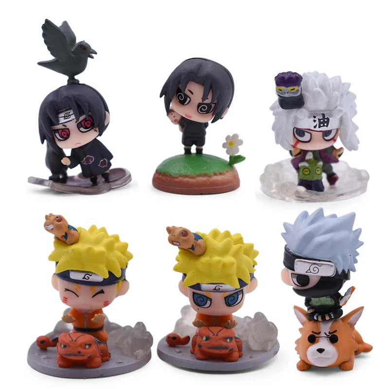 2 Styles Anime Naruto 6PCS/Set PVC Action Figure Toys Cute Mini Figure Model Dolls Collection Brinquedos Full Set Hot Sale
2 Styles Anime Naruto 6PCS/Set PVC Action Figure Toys Cute Mini Figure Model Dolls Collection Brinquedos Full Set Hot Sale