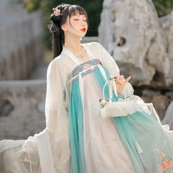 Daily Improved Hanfu Costume Dress Women Hanfu Embroidered Embroidery Princess Dress Costumes Han Elements Tang Suit DL5805
Daily Improved Hanfu Costume Dress Women Hanfu Embroidered Embroidery Princess Dress Costumes Han Elements Tang Suit DL5805