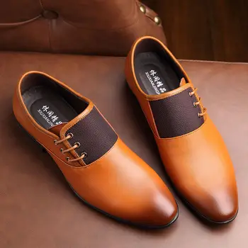 2020 Fashion Business Dress Men Shoes New Classic Leather Men'S Suits Shoes Fashion Slip On Dress Shoes Men Oxfords Size 38-48
2020 Fashion Business Dress Men Shoes New Classic Leather Men'S Suits Shoes Fashion Slip On Dress Shoes Men Oxfords Size 38-48