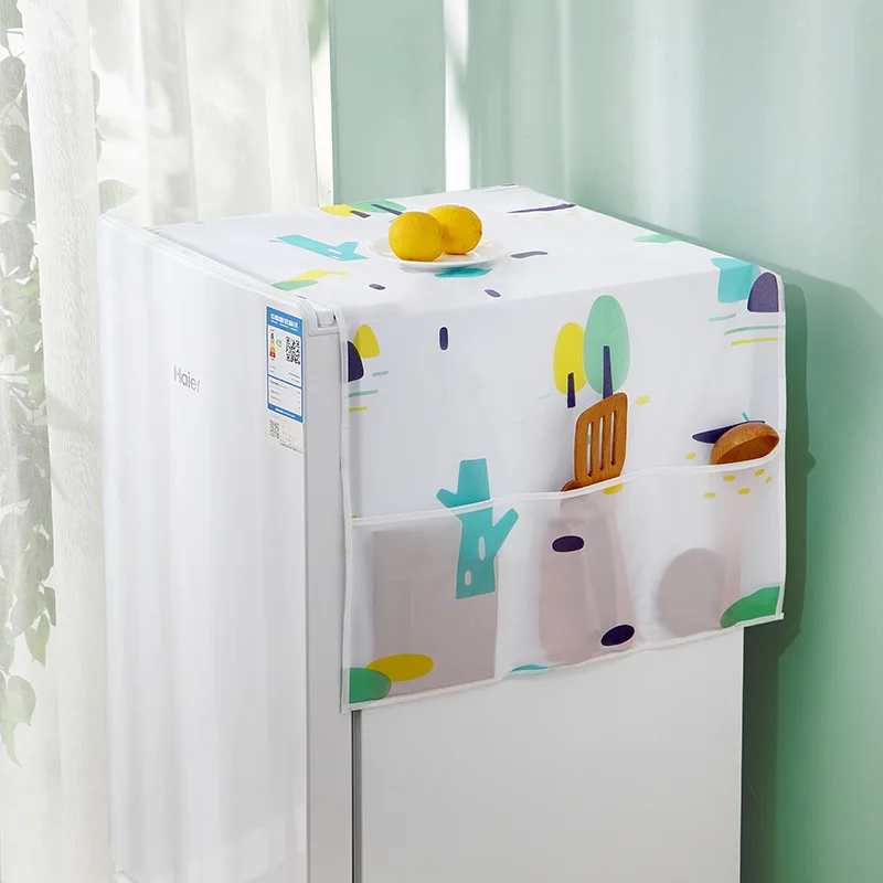 Dust Cver For Refrigerator Multifunction Household Appliances Waterproof Coat Colorful Refrigerator Cover Organizer Hanging Bags
Dust Cver For Refrigerator Multifunction Household Appliances Waterproof Coat Colorful Refrigerator Cover Organizer Hanging Bags