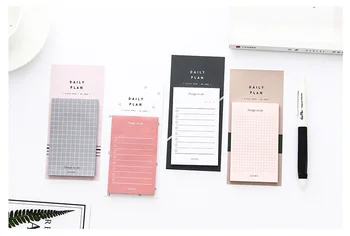 Simple daily plan series Sticky Notes Memo Pad planer stickers Paper Notepad Stationery Papeleria School Supplies notes 
Simple daily plan series Sticky Notes Memo Pad planer stickers Paper Notepad Stationery Papeleria School Supplies notes