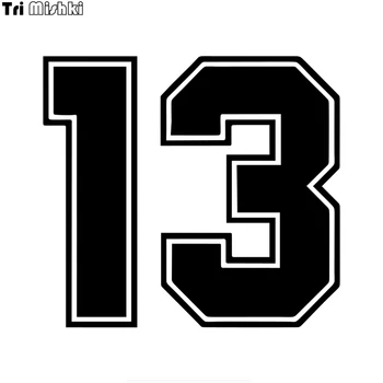 Tri Mishki HZX1187# racing number 13 helmet decals car sticker funny Vinyl Decals Motorcycle Accessories Stickers
Tri Mishki HZX1187# racing number 13 helmet decals car sticker funny Vinyl Decals Motorcycle Accessories Stickers