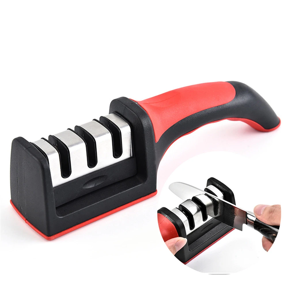 3 Stages Knife Sharpener Professional Kitchen Tool With Angle Sharpening Tungsten Steel and Ceramic Whetstone Knives Accessories
3 Stages Knife Sharpener Professional Kitchen Tool With Angle Sharpening Tungsten Steel and Ceramic Whetstone Knives Accessories