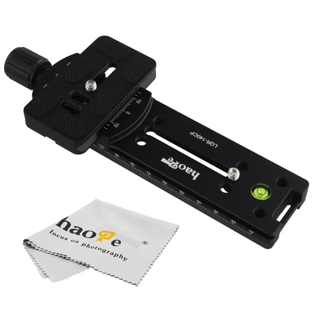 Haoge140mm Rail Nodal Slide Quick Release Clamp+70mm Plate for Panoramic Close Up Arca
Haoge140mm Rail Nodal Slide Quick Release Clamp+70mm Plate for Panoramic Close Up Arca