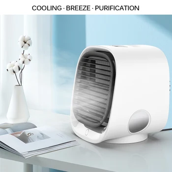 Mini Portable Air Conditioner Multi-Function Humidifier Purifier USB Desktop Air Cooler Fan With Water Tank Home
Mini Portable Air Conditioner Multi-Function Humidifier Purifier USB Desktop Air Cooler Fan With Water Tank Home