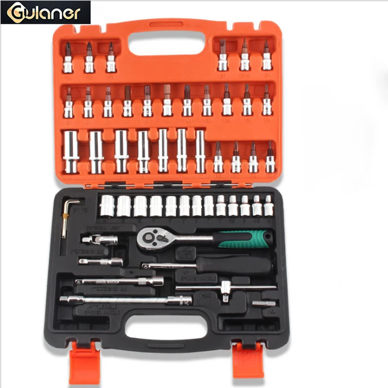 53pcs Ratchet Wrench Tool Set Multifunction Sleeve Tool Ratchet Pawl Socket Spanner Screwdriver Socket Set for Car Repair Tool
53pcs Ratchet Wrench Tool Set Multifunction Sleeve Tool Ratchet Pawl Socket Spanner Screwdriver Socket Set for Car Repair Tool