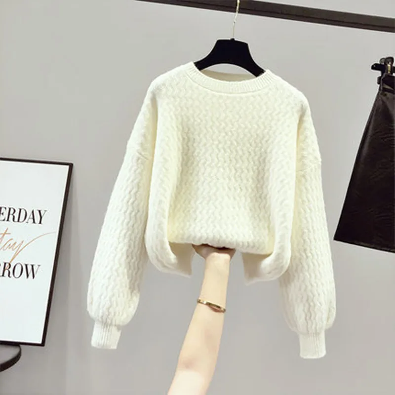 2020 winter cashmere sweater long sleeve wave loose fashion sweater soft and warm women's versatile coat sweater
2020 winter cashmere sweater long sleeve wave loose fashion sweater soft and warm women's versatile coat sweater