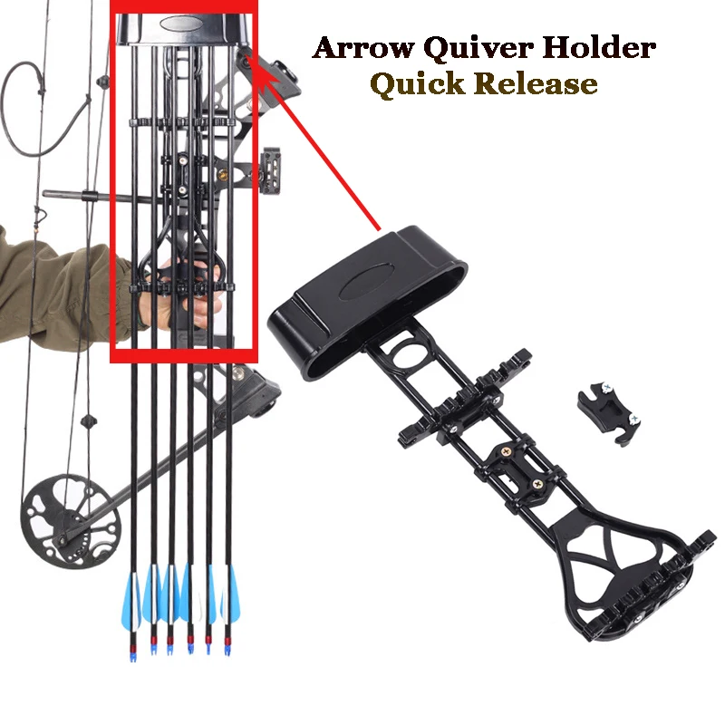 New Archery Arrow Quiver Holder Quick Release Lock Mounting Separator for Compound Bow Hunting Archery Accessories
New Archery Arrow Quiver Holder Quick Release Lock Mounting Separator for Compound Bow Hunting Archery Accessories