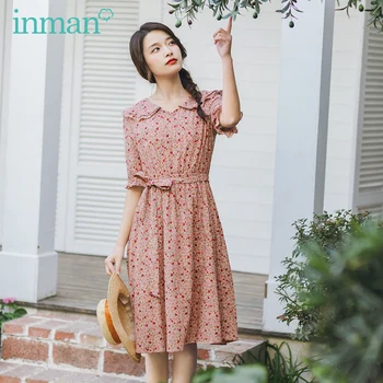 INMAN Summer New Arrival Romantic Style Half Elastic Sleeve Waist Tie Lotus V Neck Collar Cotton Floral Dresses
INMAN Summer New Arrival Romantic Style Half Elastic Sleeve Waist Tie Lotus V Neck Collar Cotton Floral Dresses