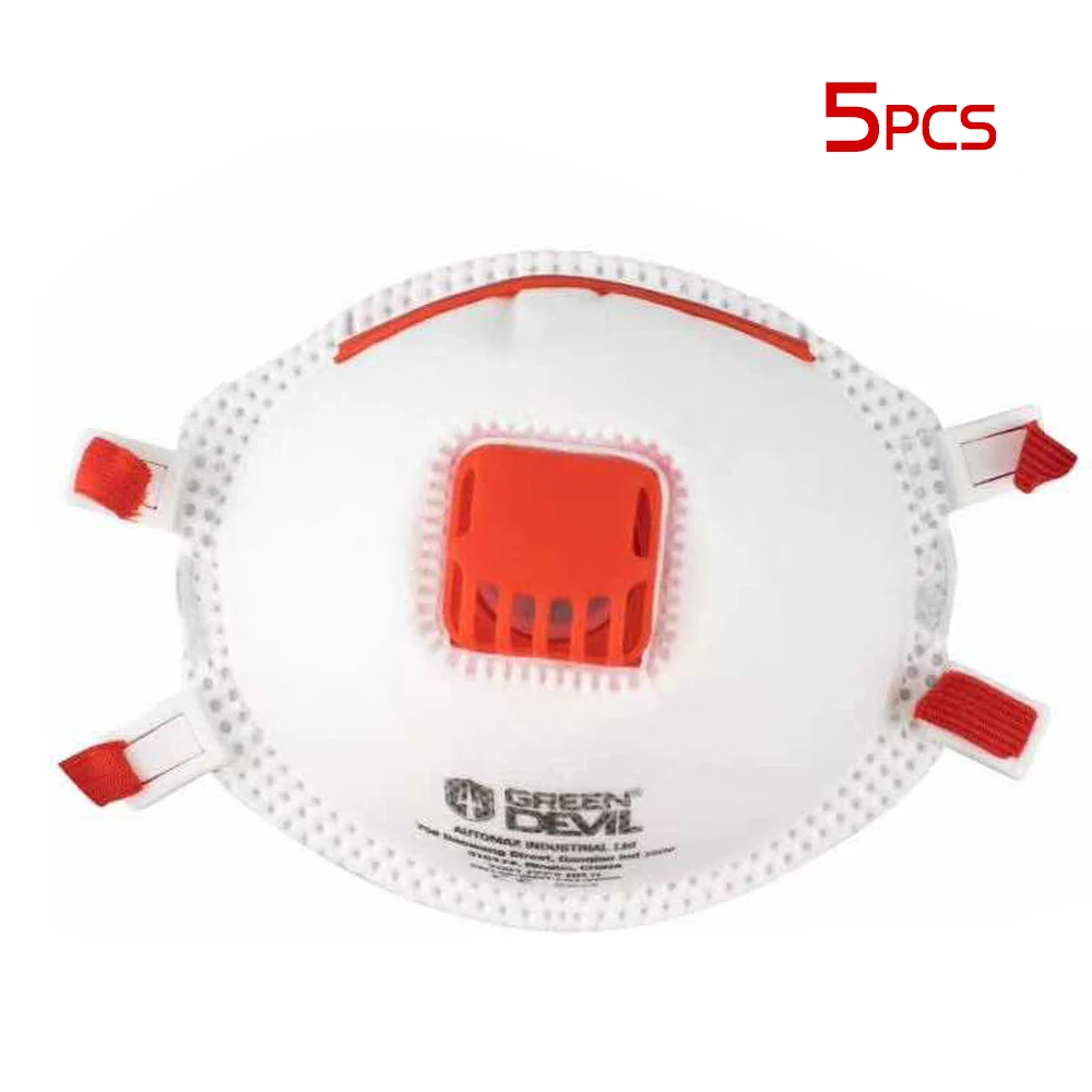 FFP3Face Masks Anti Dust Breathable 4-Ply 99% Filtration Respirator Masks Sanitary Protection Masks for Dust Particles Pollution