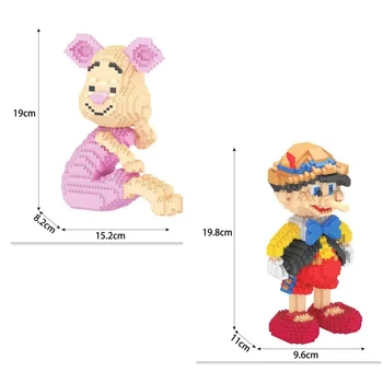 Mini blocks Cute Pink Pig Model Building Toys Educational Intelligence Bricks Pinocchio for Children Gift Girls Present
Mini blocks Cute Pink Pig Model Building Toys Educational Intelligence Bricks Pinocchio for Children Gift Girls Present