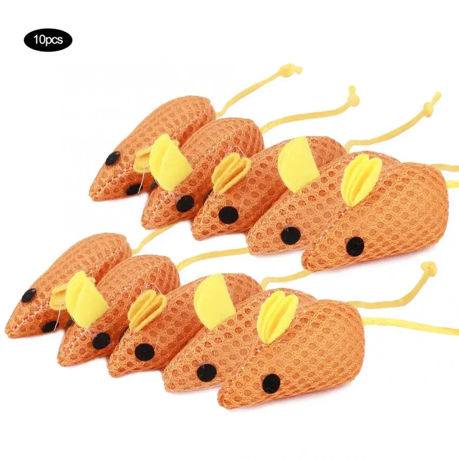 10Pcs Pet Cat Toys Soft Safety Cloth Cute Mouse Shape Playing Teaser Toy for Animals Playing Training Accessories
10Pcs Pet Cat Toys Soft Safety Cloth Cute Mouse Shape Playing Teaser Toy for Animals Playing Training Accessories