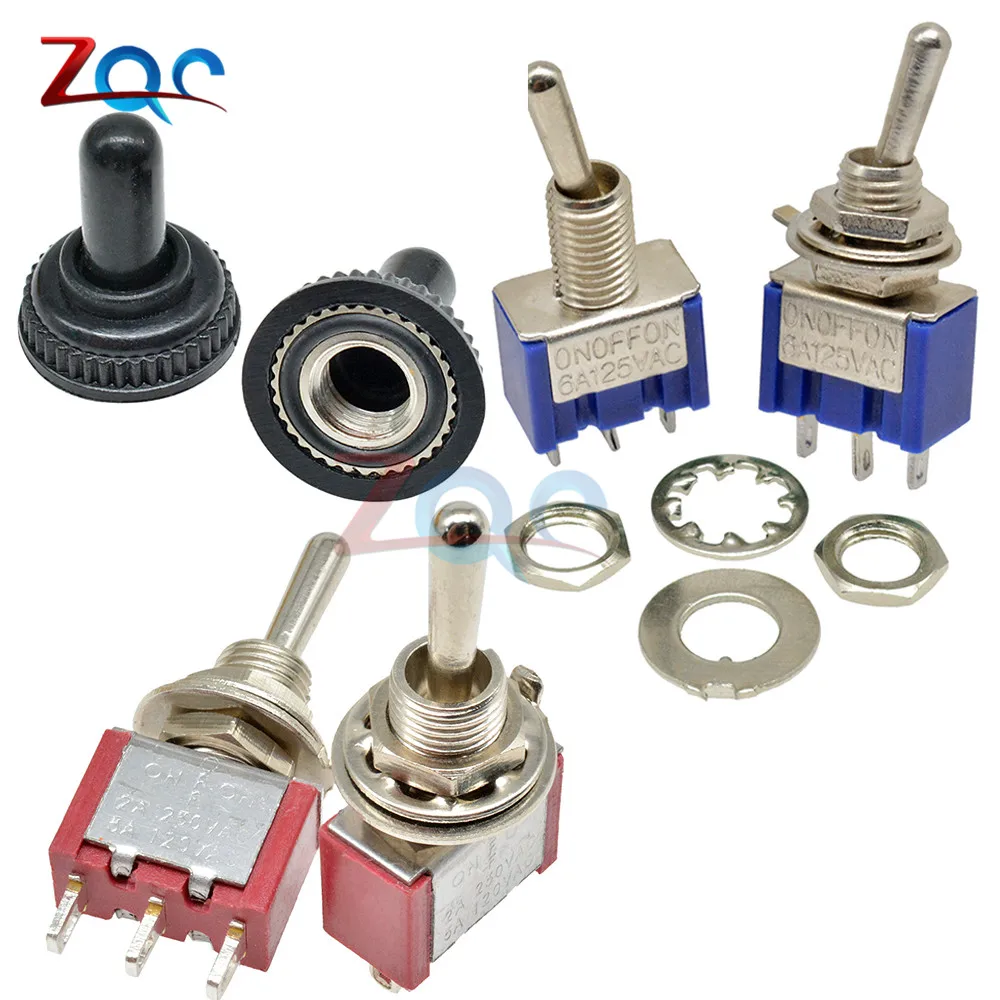 5pcs Mini auto MTS-103 Toggle Switch 3Pin 3 Position Latching SPDT MTS103 ON-OFF-ON 125VAC 6A/5A 250VAC 2A/3A 1/4 Inch Mounting
5pcs Mini auto MTS-103 Toggle Switch 3Pin 3 Position Latching SPDT MTS103 ON-OFF-ON 125VAC 6A/5A 250VAC 2A/3A 1/4 Inch Mounting