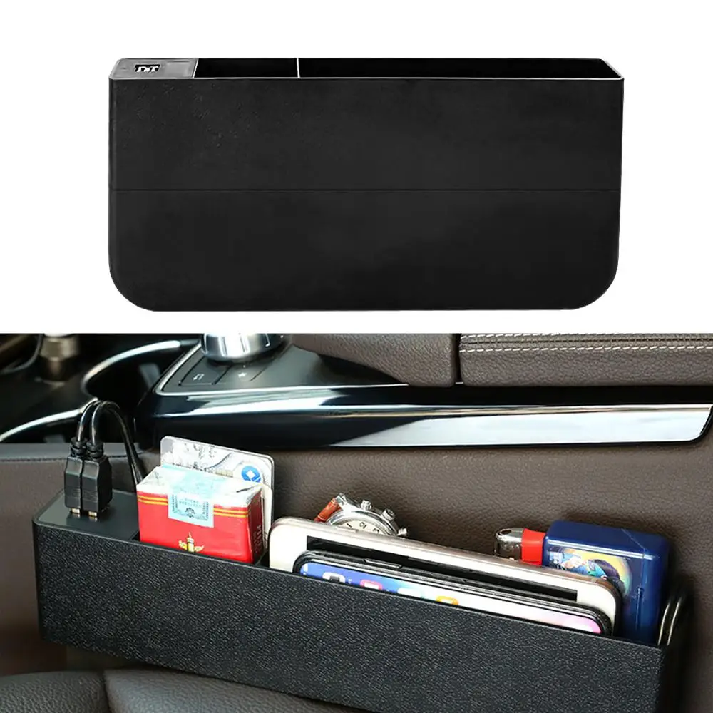 Practical Chargeable Multi-functional Car Seat Storage Box Glove Box Car Mounted Gap Suitable for Most Cars, Easy Installation
Practical Chargeable Multi-functional Car Seat Storage Box Glove Box Car Mounted Gap Suitable for Most Cars, Easy Installation