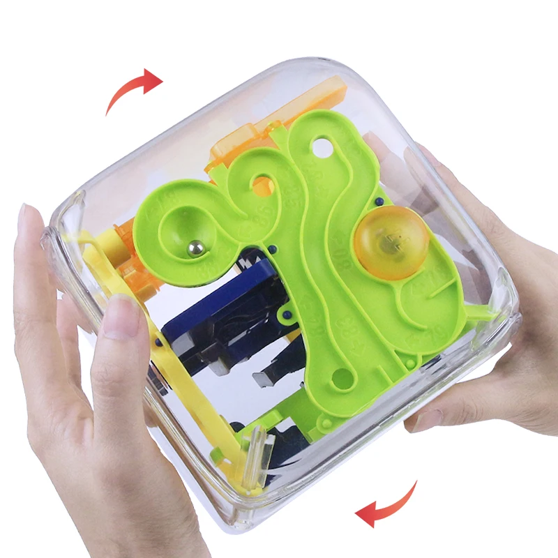 3D Magic Cube Puzzle Maze Hand Game Case Box Marble Puzzle Fun Brain Game Intellect Ball IQ Balance Toy Educational Toys for Kid
3D Magic Cube Puzzle Maze Hand Game Case Box Marble Puzzle Fun Brain Game Intellect Ball IQ Balance Toy Educational Toys for Kid