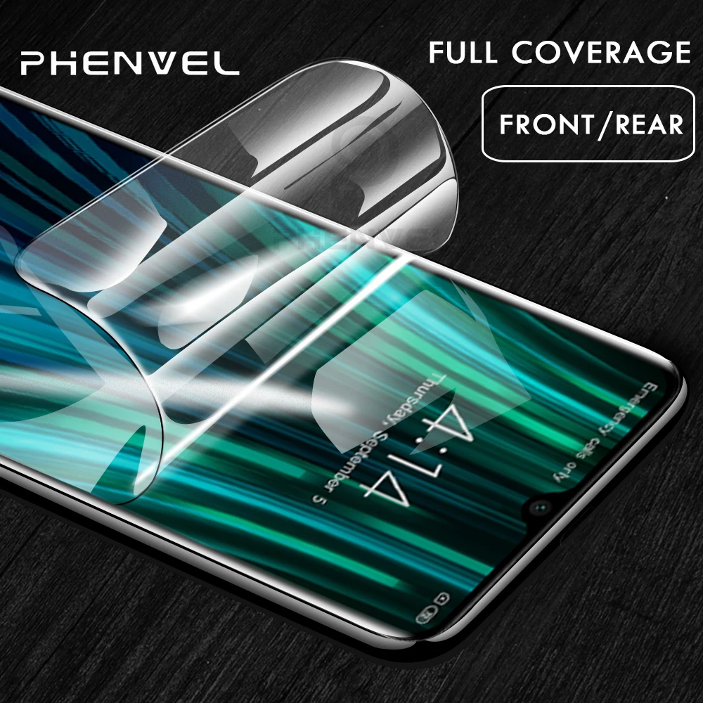 Front + Back hydrogel Protective film for xiaomi redmi note8 note 8 pro TPU Screen Protector
Front + Back hydrogel Protective film for xiaomi redmi note8 note 8 pro TPU Screen Protector